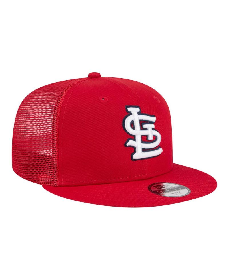 Big Boys and Girls Red St. Louis Cardinals 9FIFTY Trucker Snapback Hat