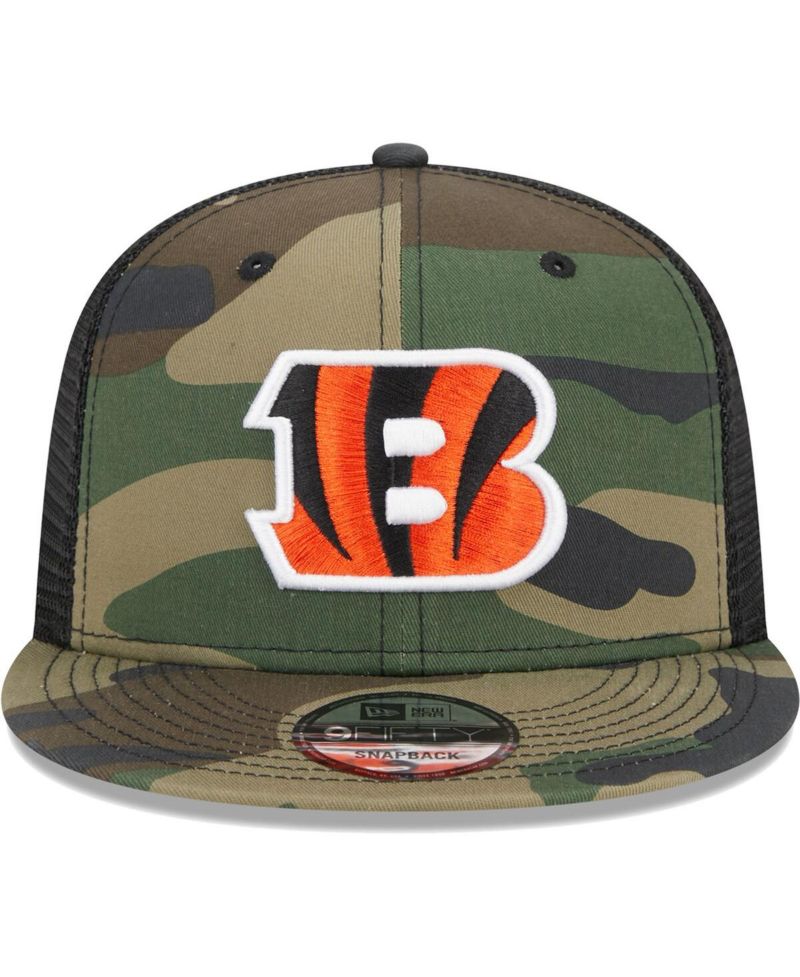 Men's Camo Cincinnati Bengals Main Trucker 9FIFTY Snapback Hat