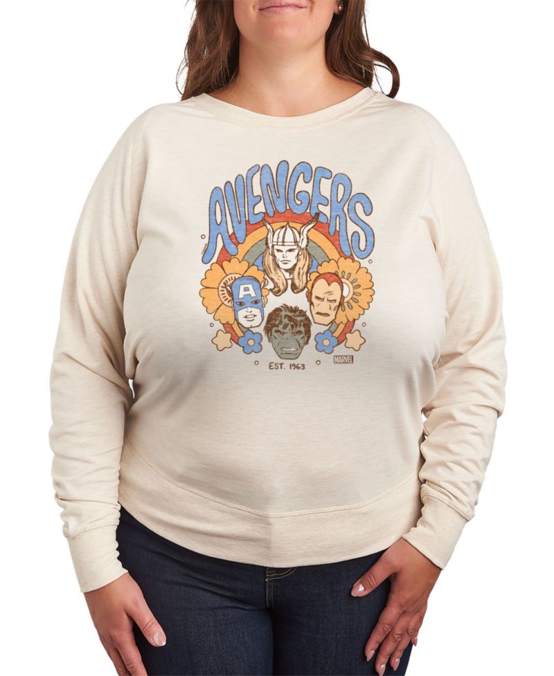 Plus Size Marvel Avengers Graphic Pullover T-Shirt