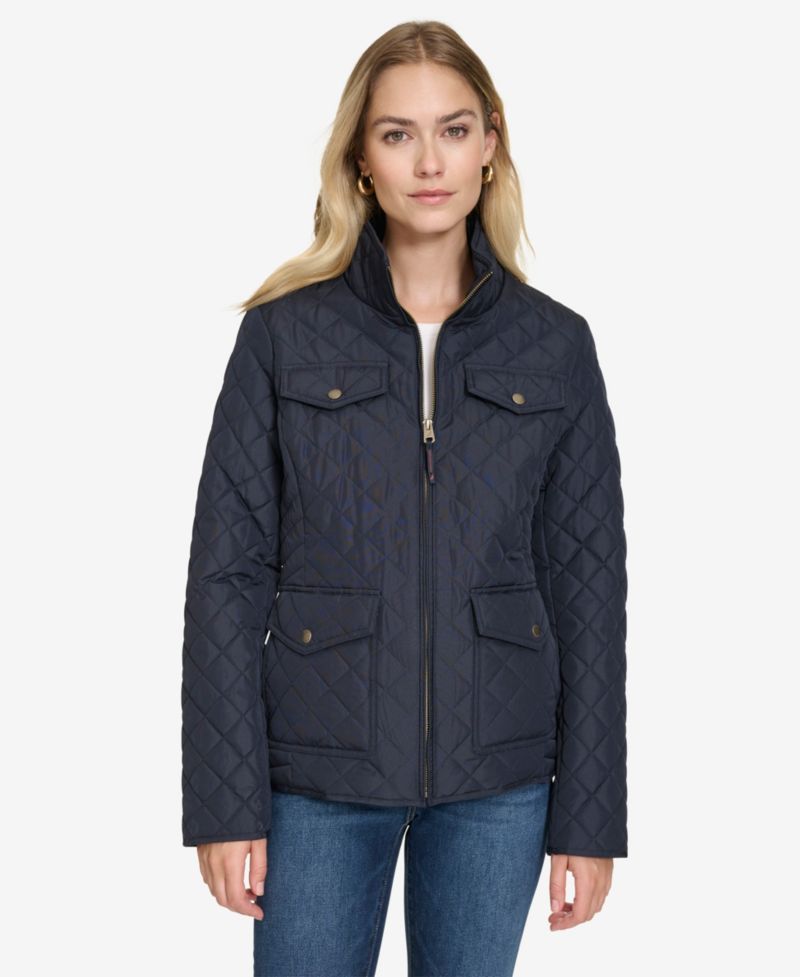 Nautica Women's Solid Quilted Jacket