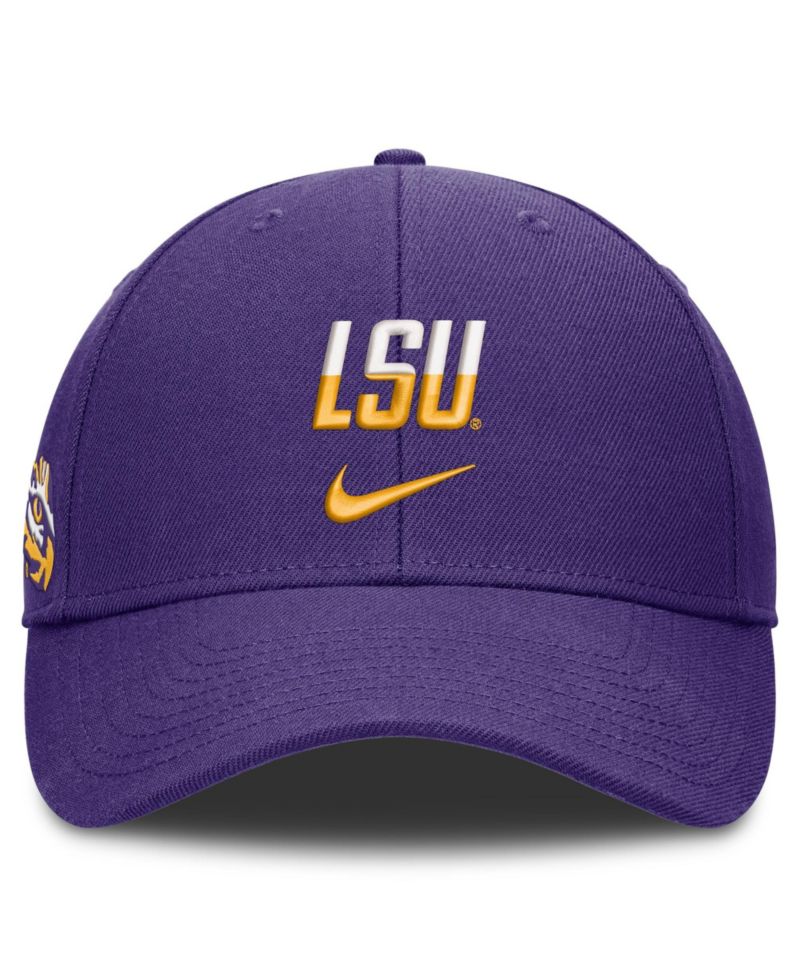 Men's and Women's Purple LSU Tigers 2026 On-Field Gameday Rise Adjustable Hat