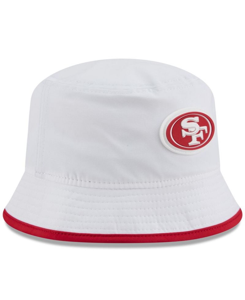 Men's White San Francisco 49ers 2025 NFL Training Camp Stretch Bucket Hat