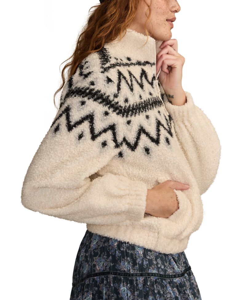Women's Half-Zip Fleece Sweatshirt