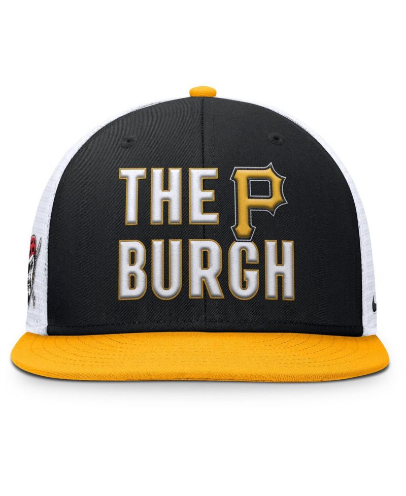 Men's Black Pittsburgh Pirates Pro Trucker Snapback Hat