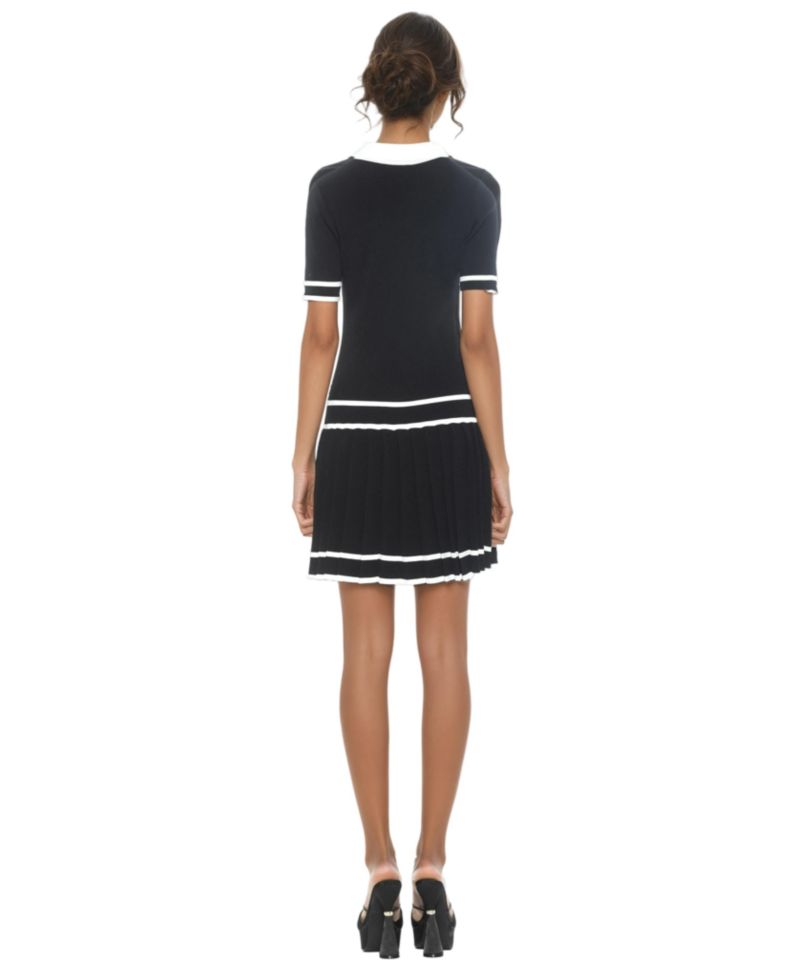 Women's Lucinda Fully Knit Collared Short Sleeve Dress