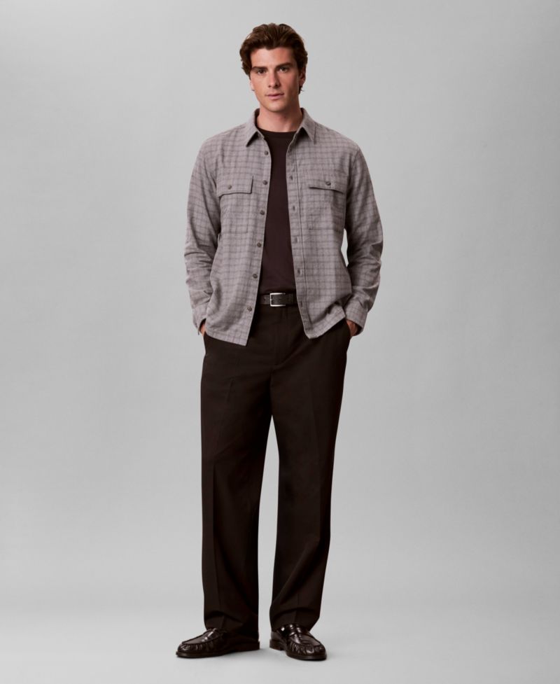 Men's Check Flannel Classic-Fit Shirt