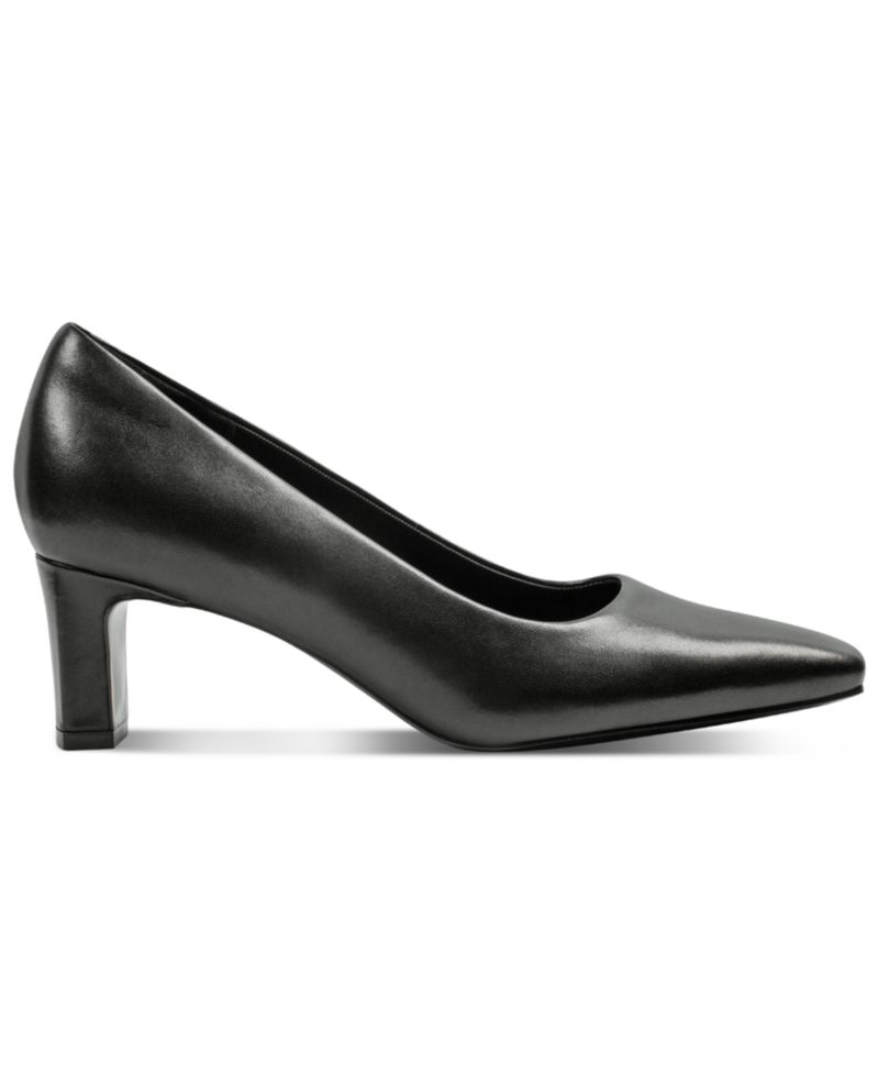 Women's Merida Total Motion Leather Block Heel Pumps