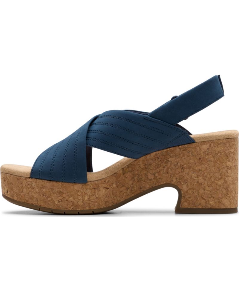 Collection Nerisa West Buckle Wedge Sandals