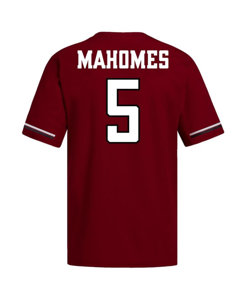 Men's Patrick Mahomes Red Texas Tech Red Raiders Replica Baseball Jersey