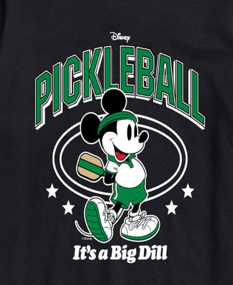 Men's Disney Mickey Pickleball Rules Short Sleeve Tee