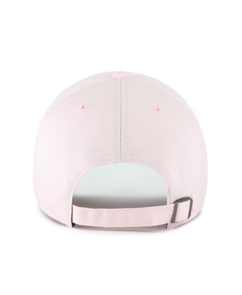 Men's and Women's Light Pink Atlanta Braves Pastel Clean Up Adjustable Hat