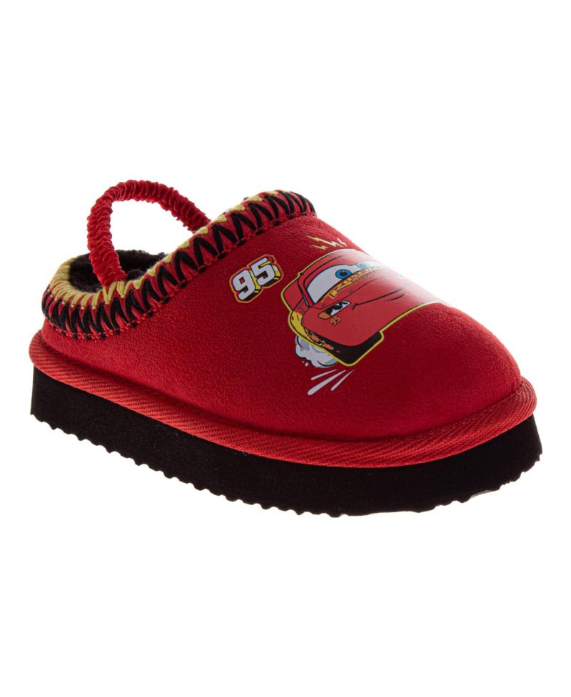 Toddler Boy's (5-12) Cars Lightning Slippers Soft, Cozy, and Comfortable Footwear