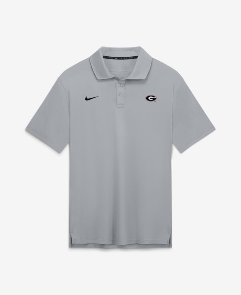 Men's Gray Georgia Bulldogs Par Dri-FIT Polo shirt