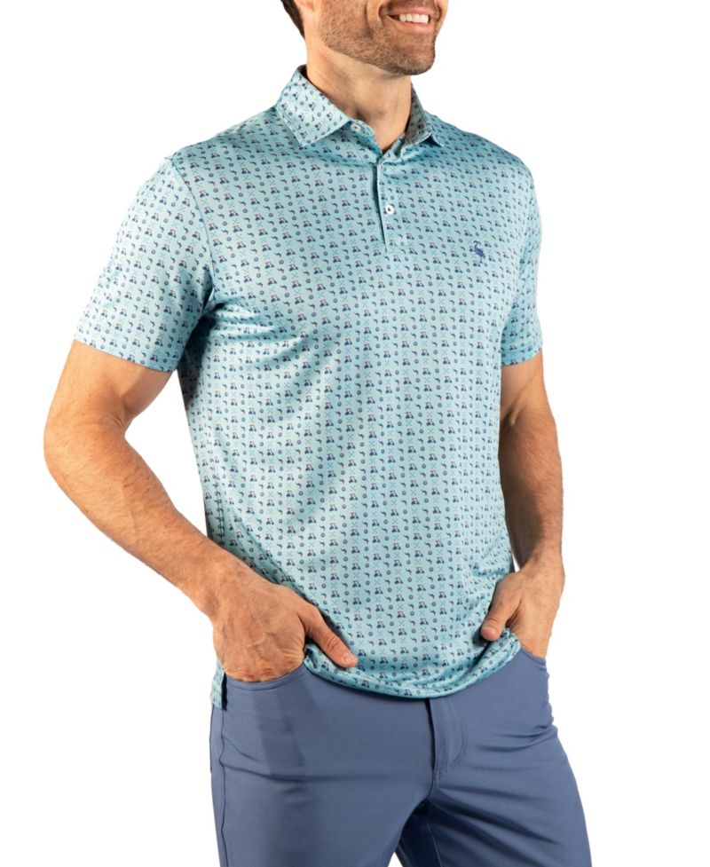 Men's Golf Carts Performance Polo