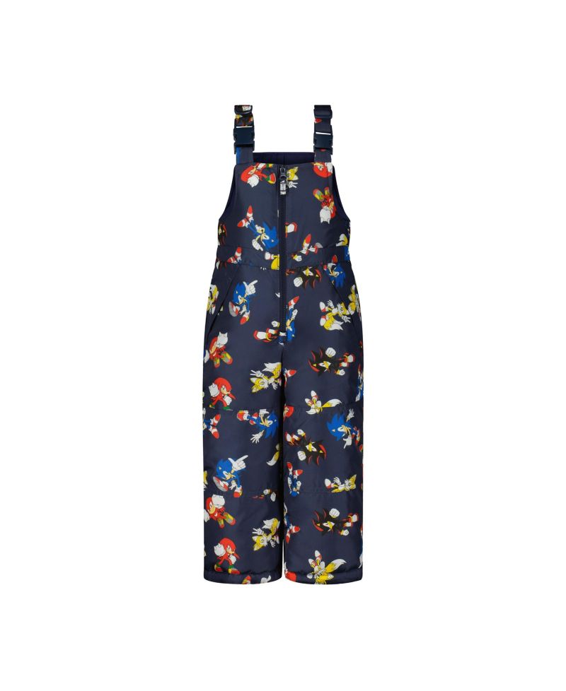 Infant Boys Printed Bib Snow Pants