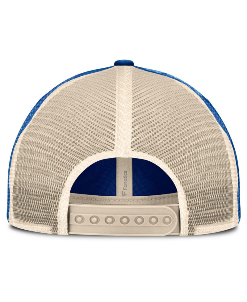 Men's Royal/Natural New York Islanders Rival Trucker Adjustable Hat