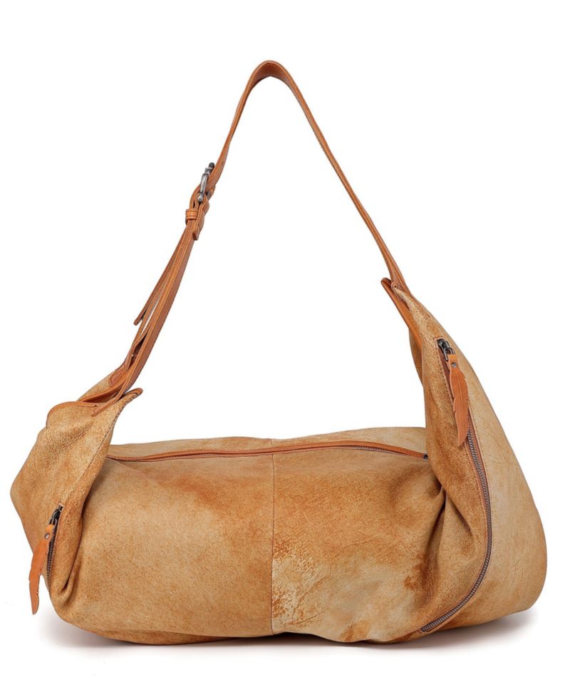 Dorado Extra-Large Lamb Leather Convertible Hobo Backpack