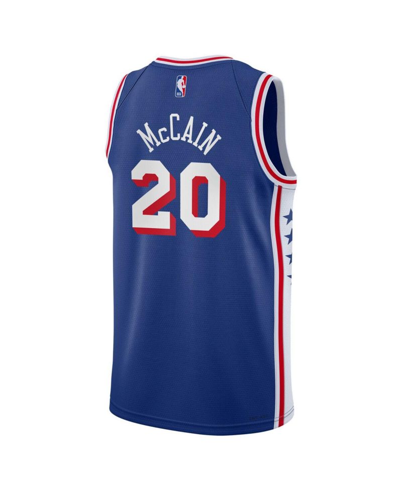 Big Boys and Girls Jared McCain Royal Philadelphia 76ers Swingman Jersey