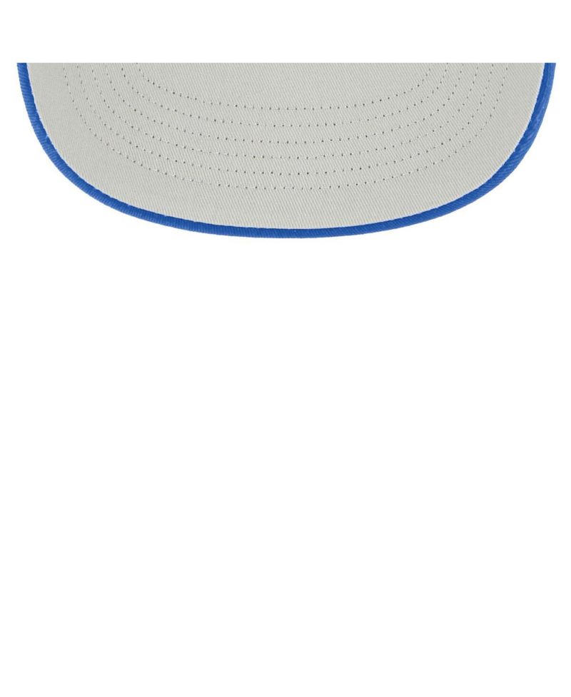 Men's White/Blue Detroit Lions Roscoe Two-Toned Hitch Adjustable Hat