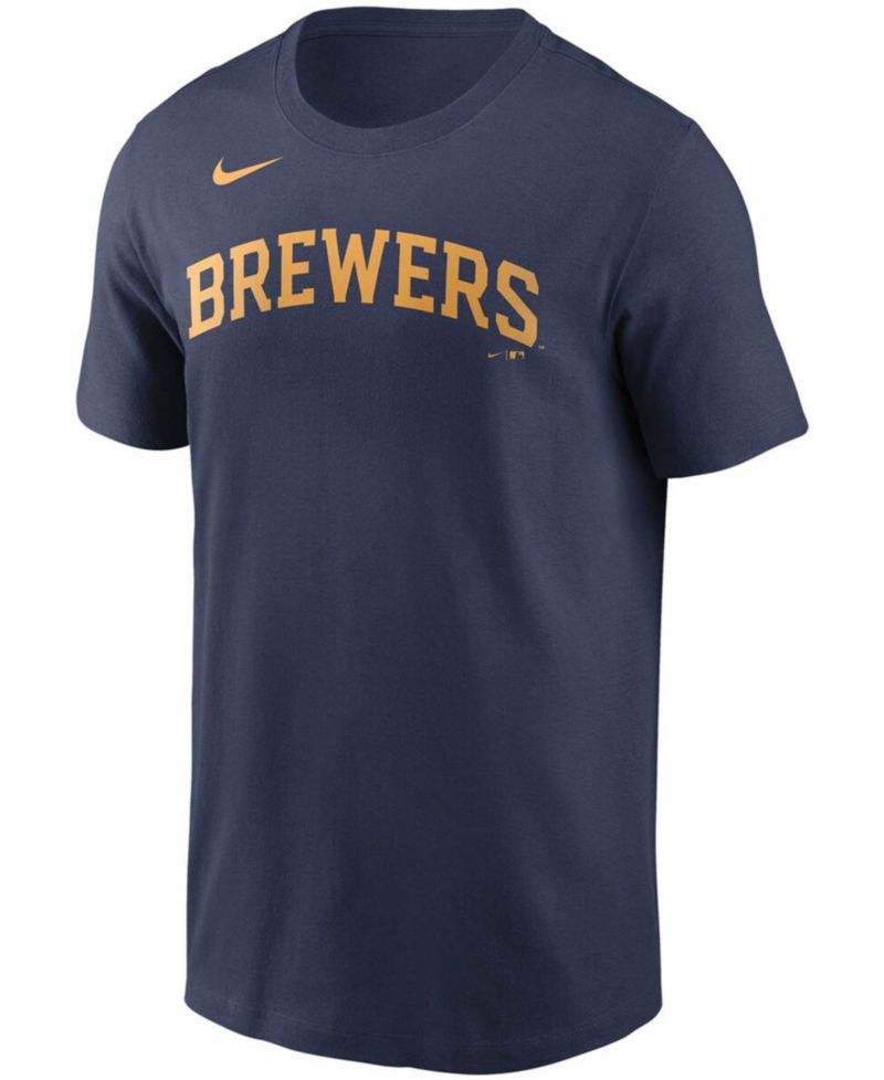 Men's Milwaukee Brewers Name & Number T-Shirt - Christian Yelich