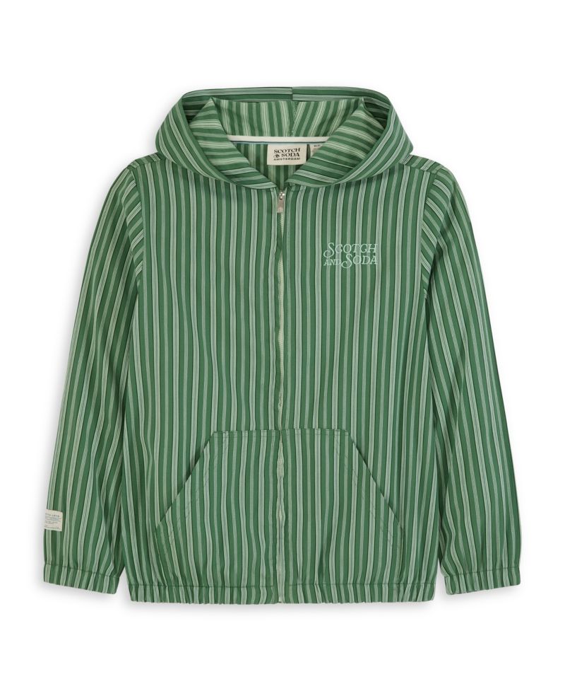 Big Boys Novelty Front Zip Jacket
