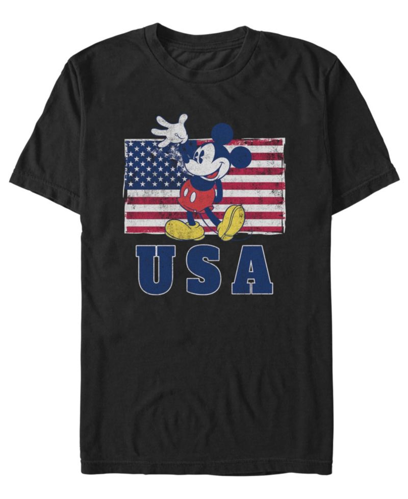 Men's America Mickey Graphic T-Shirt