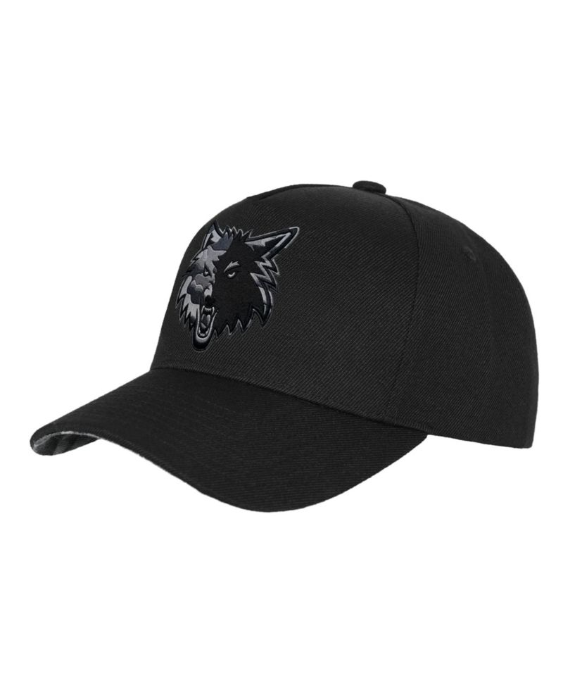 Big Boys and Girls Black Minnesota Timberwolves 404 Club Camo Pro Pinch Snapback Hat