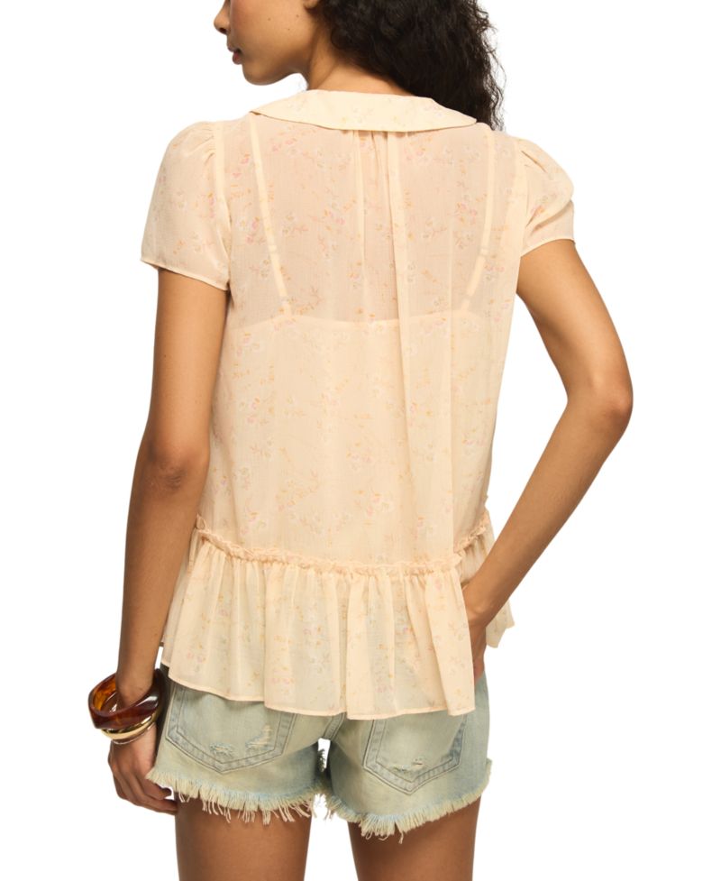 Women's Peter Pan Collar Swing Top
