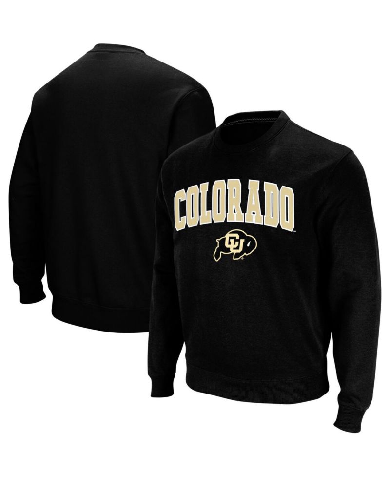 Men's Colorado Buffaloes Arch & Logo Crew Neck Sweatshirt