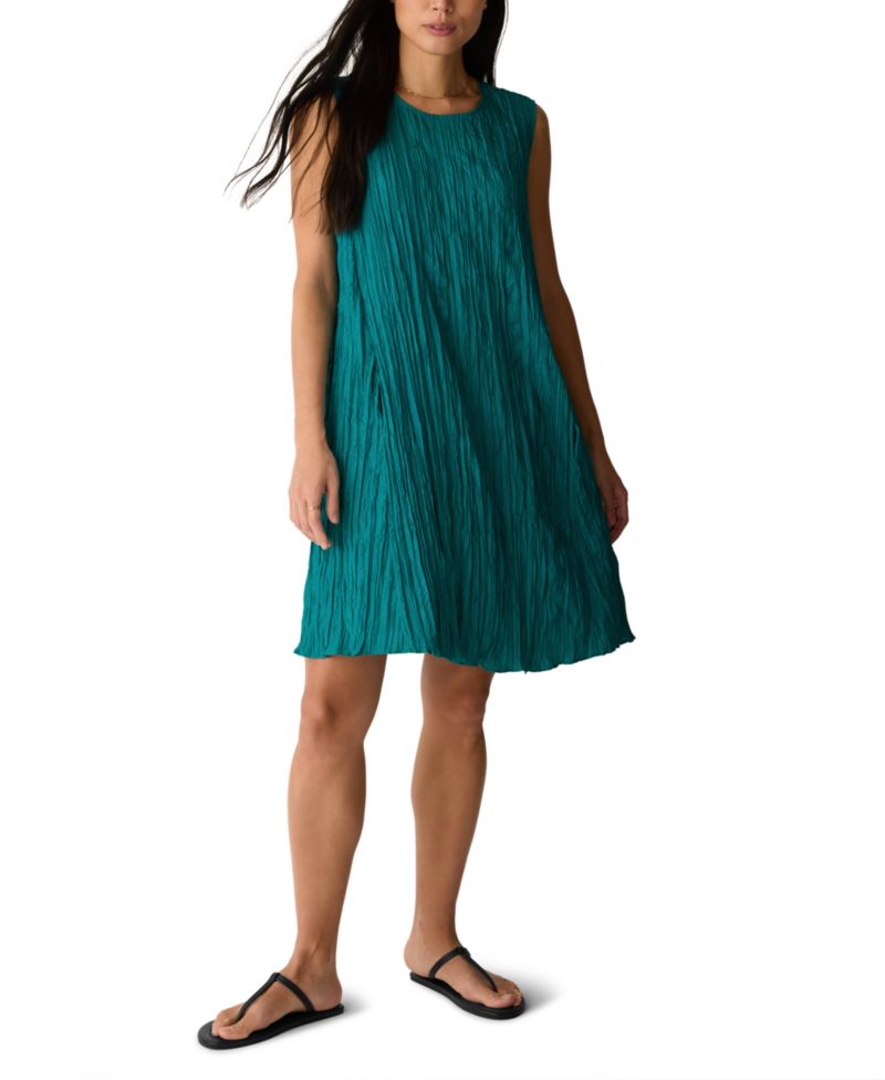 Women's & Plus Size Round Neck A-line Dress