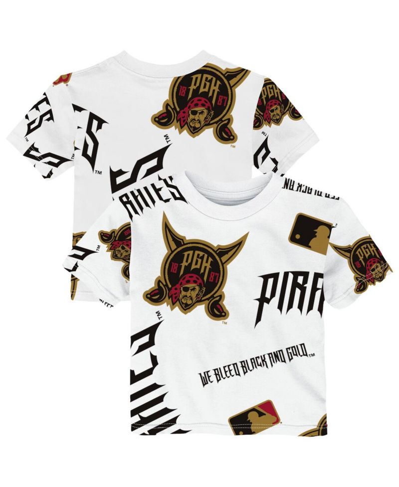 Baby Boys and Girls White Pittsburgh Pirates 2026 City Connect Game Day T-Shirt