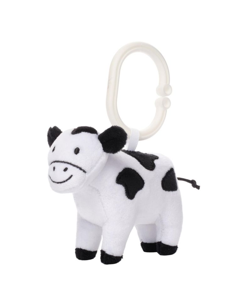 Lambs and Ivy Farm 3-Piece Infant/Baby Plush Toy Gift Set - Sheep, Cow, Chicken