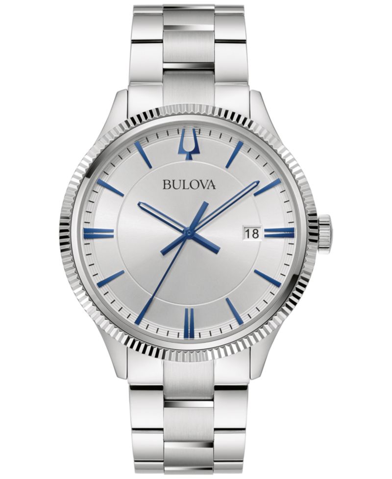Men's Stainless Steel Bracelet Watch 42mm