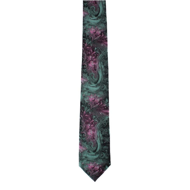 Big & Tall Arcane Storm Silk Novelty Neck Tie