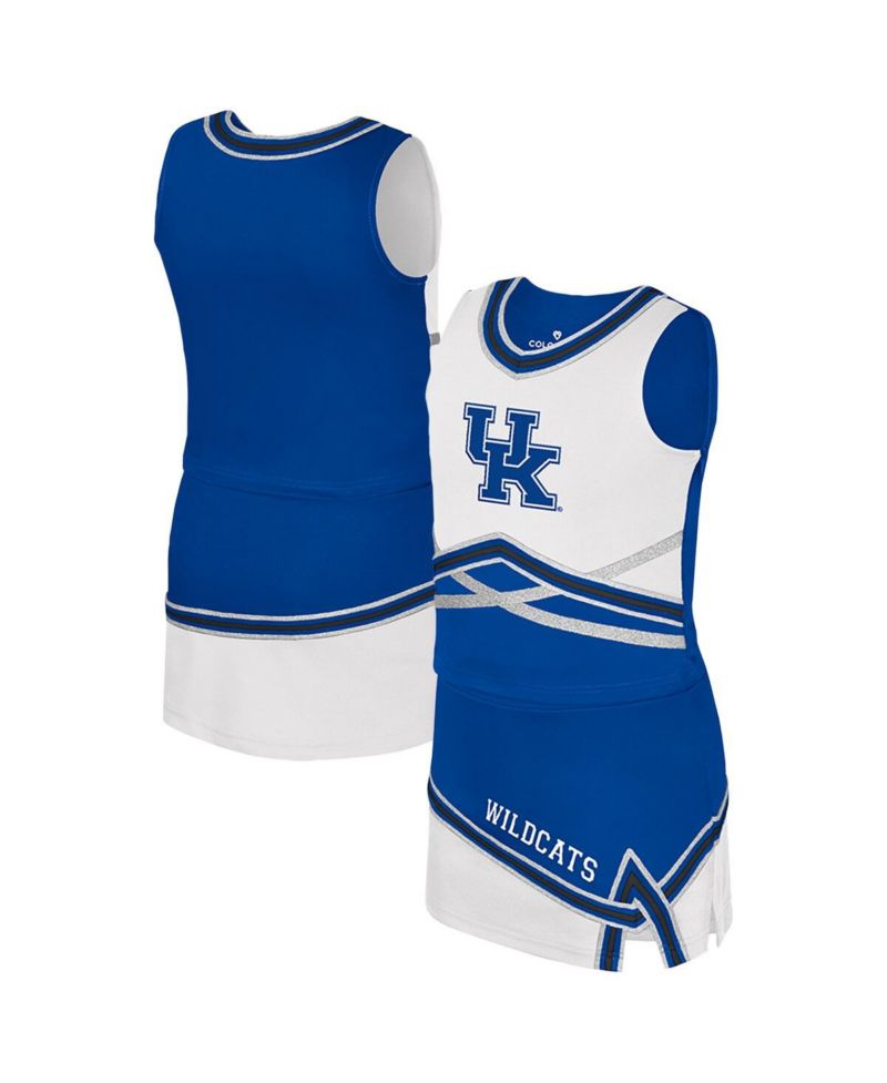 Big Girls 2-Piece Royal Kentucky Wildcats Lollipop Park Cheer Set