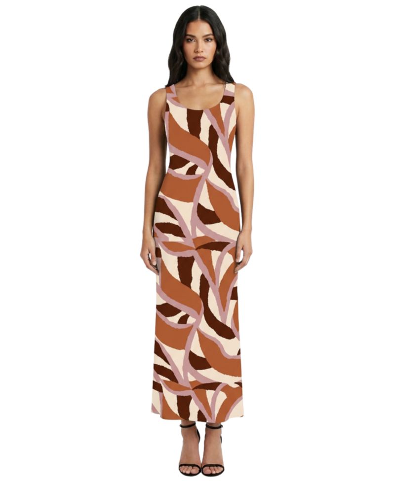 Women's Aria Scoop Neck Midi Dress