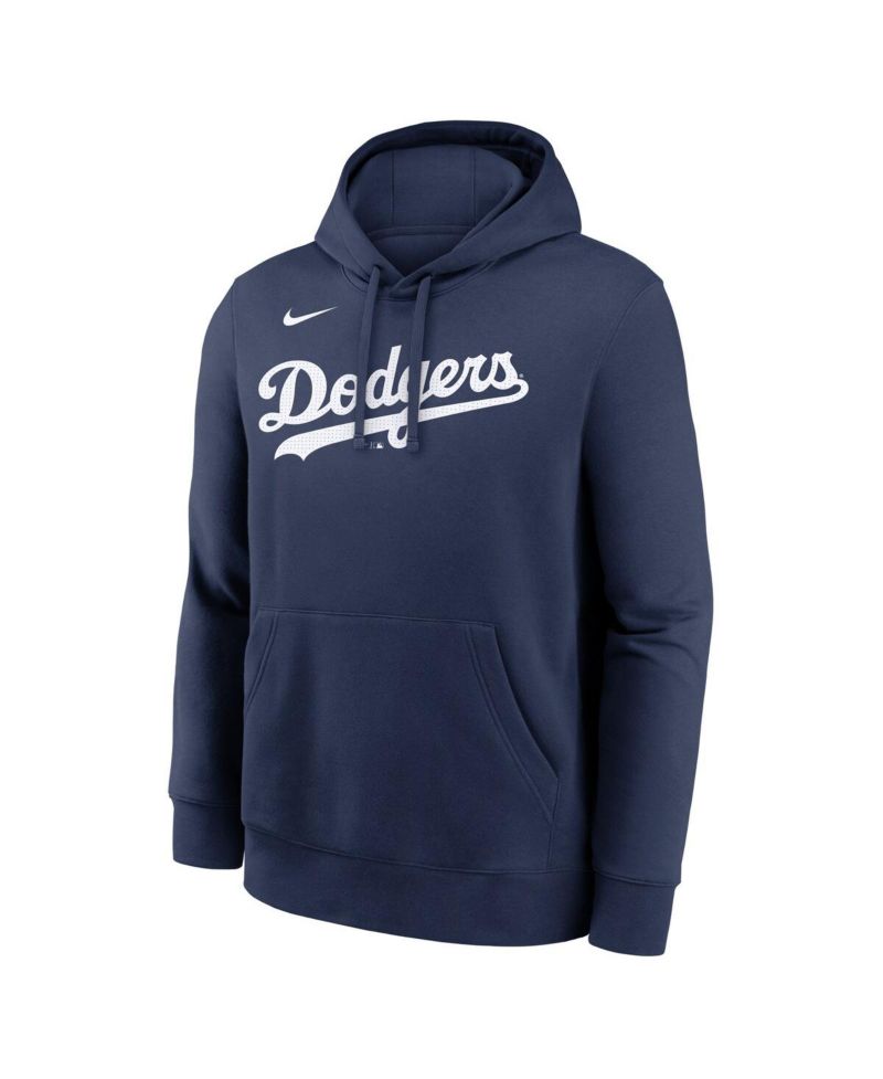 Мужская толстовка Shohei Ohtani Navy Los Angeles Dodgers с именем и номером игрока, флисовый пуловер с капюшоном