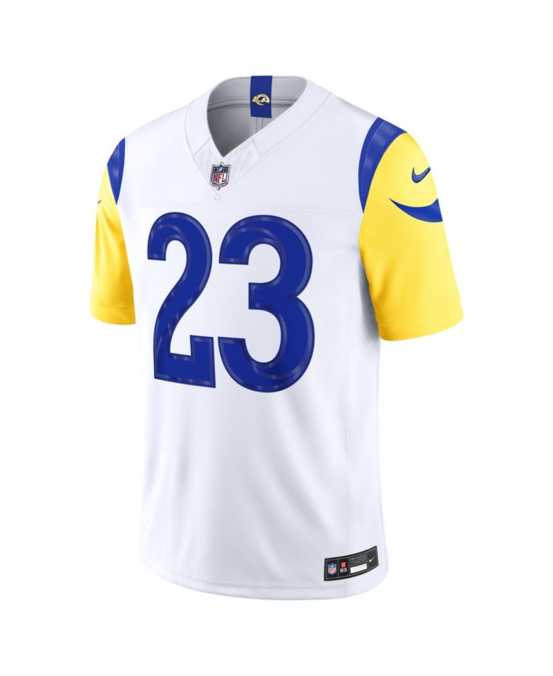 Men's Kyren Williams White Los Angeles Rams Vapor F.U.S.E. Stitched Limited Jersey