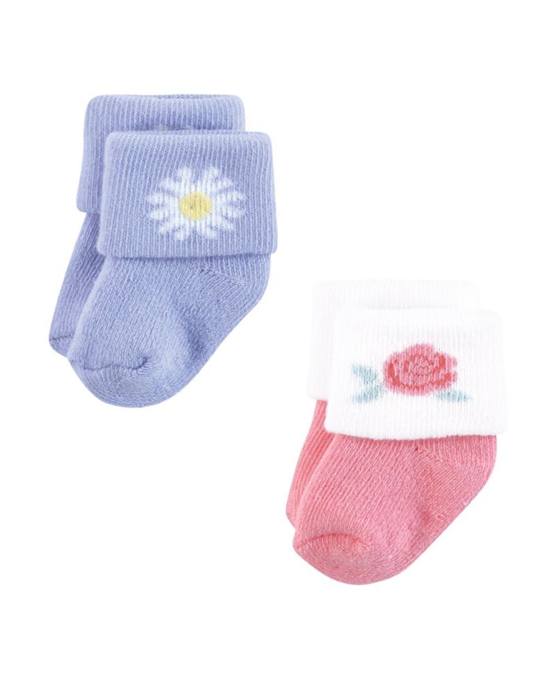 Baby Girls 10Pk Natural Terry Socks