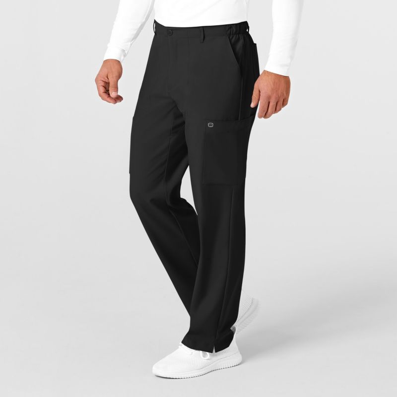 Men's W123 Flat Front Cargo Scrub Pant Regular