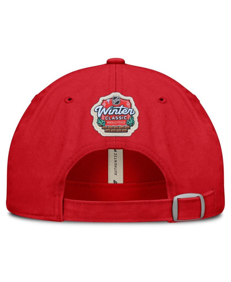 Women's Red Chicago Blackhawks 2025 NHL Winter Classic Adjustable Hat