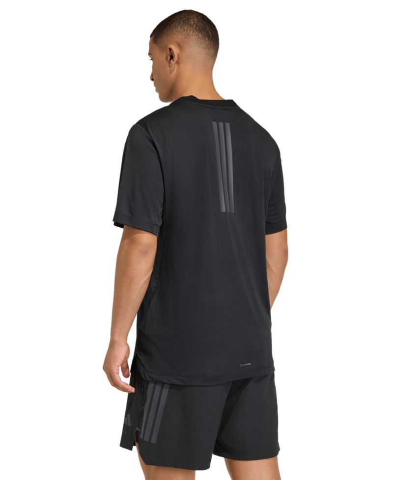 Men's D4T Prime Lift 3-Stripes Crewneck T-Shirt
