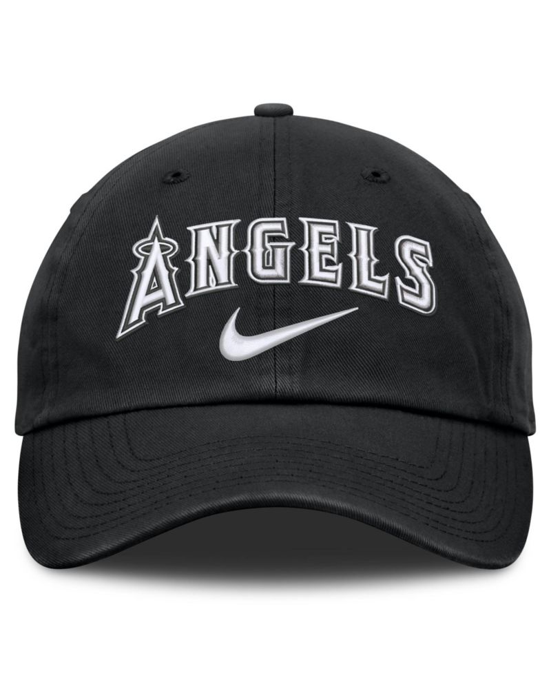 Men's Black Los Angeles Angels Primetime Club Adjustable Hat
