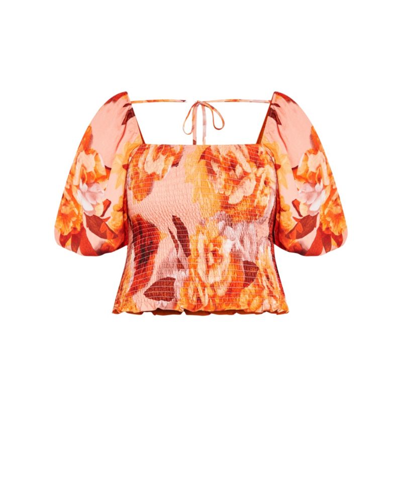 Plus Size Ruffled Top