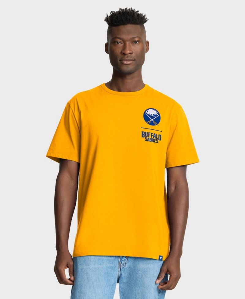 Men's Gold Buffalo Sabres Crash The Net Legacy T-Shirt
