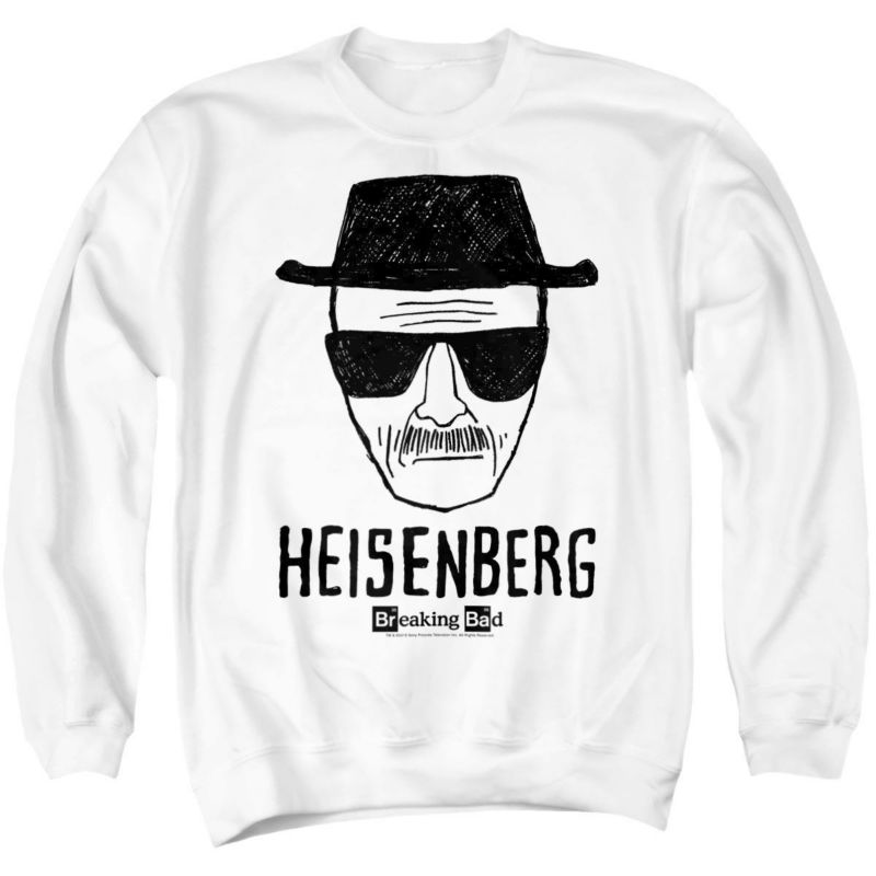 Men's Heisenberg Crewneck Graphic Long-Sleeve Sweatshirt