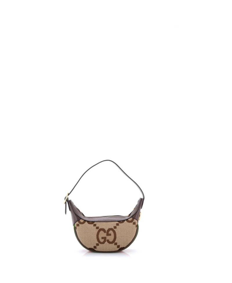 Mini Ophidia Half Moon Bag Jumbo GG Canvas