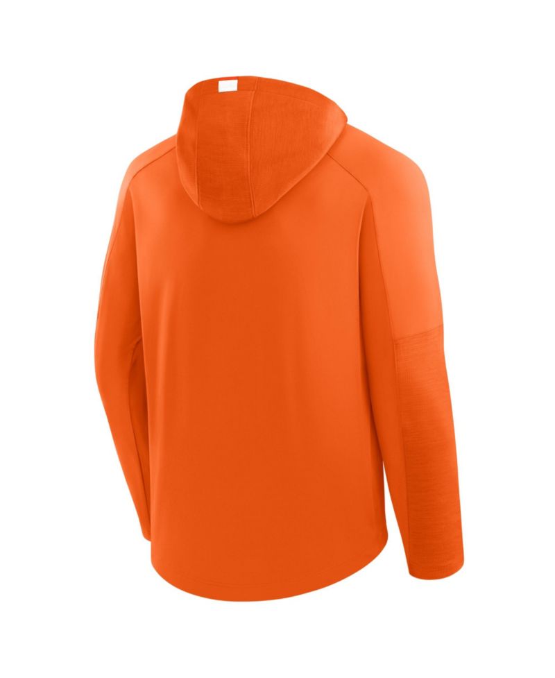 Men's Orange Philadelphia Flyers Penalty Shot Long Sleeve Hoodie T-Shirt