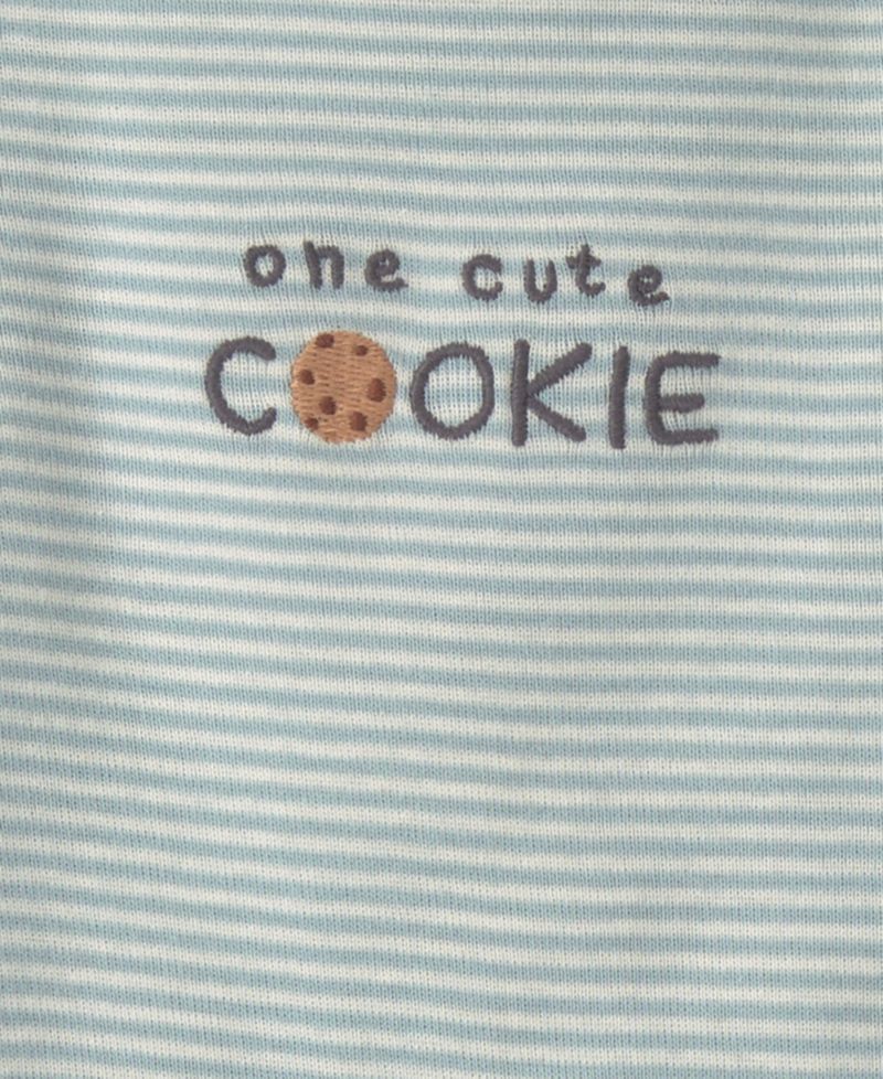 Baby Boys' Milk and Cookies Long-Sleeve Bodysuits and Pants, 3-Piece Set