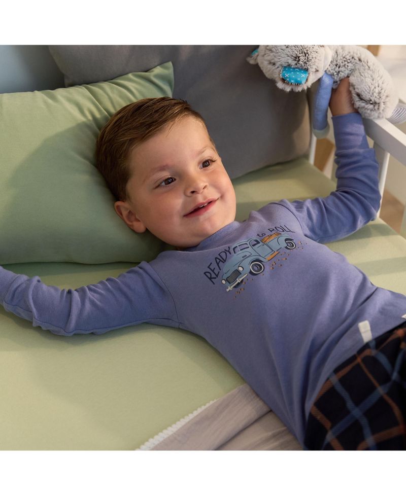 Baby Boys 2-Piece Pajama Long Sleeve Top and Pant Set